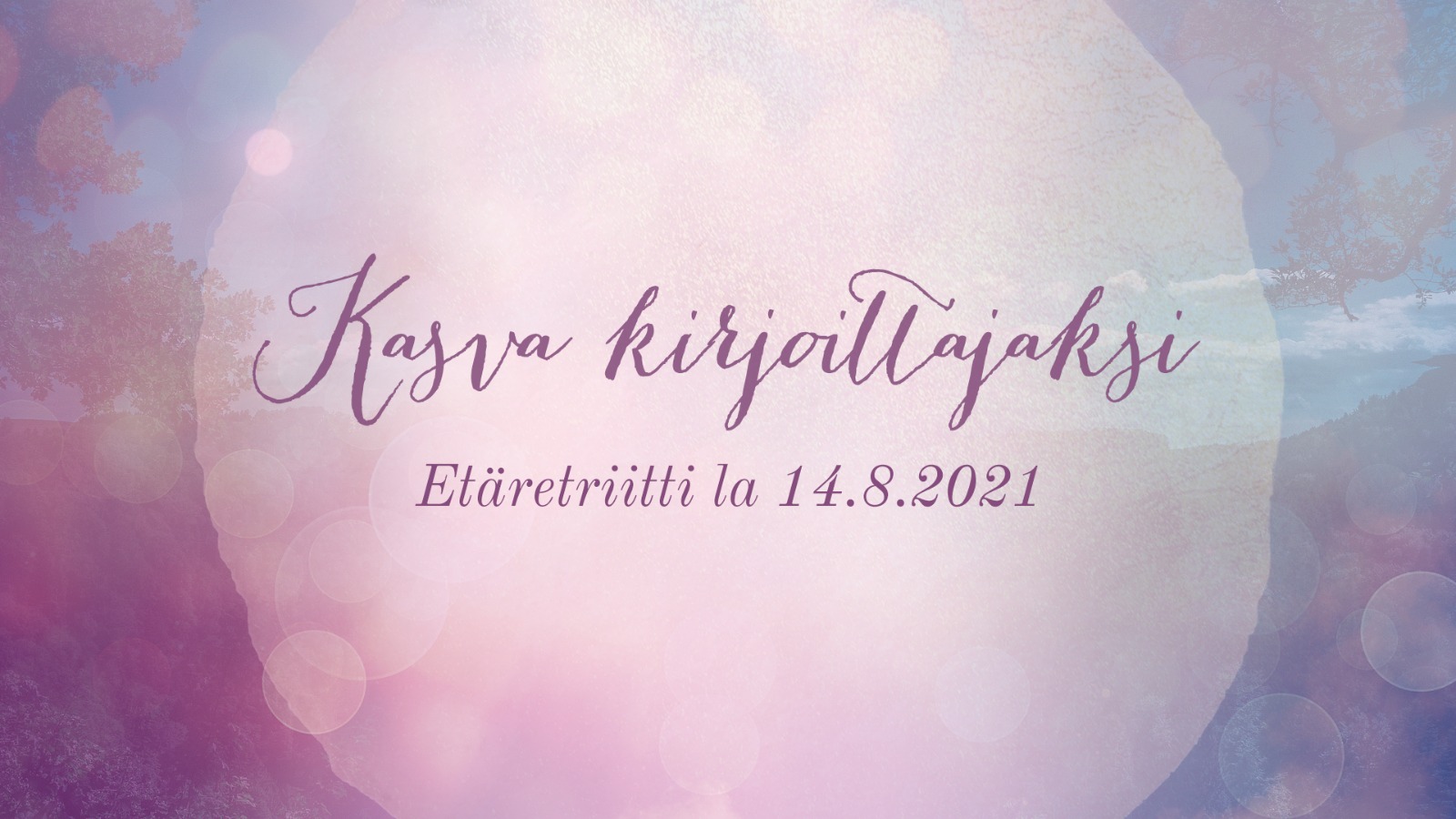 Kasva kirjoittajaksi etäretriitti